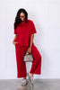 TWT® Malibu Burgundy Short Sleeve Travel Set