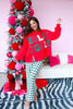 Holly Jolly Red Long Sleeve Pullover