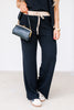Around The Block Black Wide Leg Pant