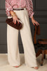 Missed Connections Ecru Wide Leg Pant