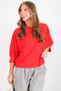 Finding Love Red Dolman Sleeve Top