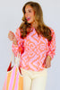Janie Lavender Long Sleeve Blouse