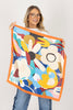 What A Feeling Orange Floral Scarf