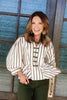 Bryn Striped Long Sleeve Top