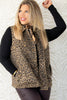 Never Again Cedar Leopard Print Sleeveless Vest