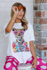 TWT®  Leopard With Glasses Short Sleeve Tee