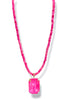 TOVA X TWT Tammy Electric Pink Necklace