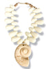 Part Of That World White Ammonites and Bead Necklace