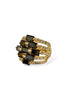 Hard To Believe Black Baguette Stretch Ring