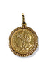 Setting The Tone Matte Gold Coin Pendant
