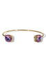 Lovely Lady Lavender Abalone Cuff Bracelet