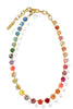 TOVA Oakland Gold Rainbow Ombre Necklace