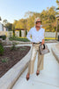 Manie Gold Wide Leg Pant