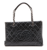 Chanel Coco Mark Leather Chain Tote Bag