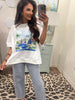 Sail Away Off White Short Sleeve Tee