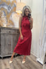Made To Wear Red Sleeveless Maxi Dress