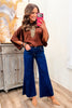 Ginger Maple Dolman Short Sleeve Blouse