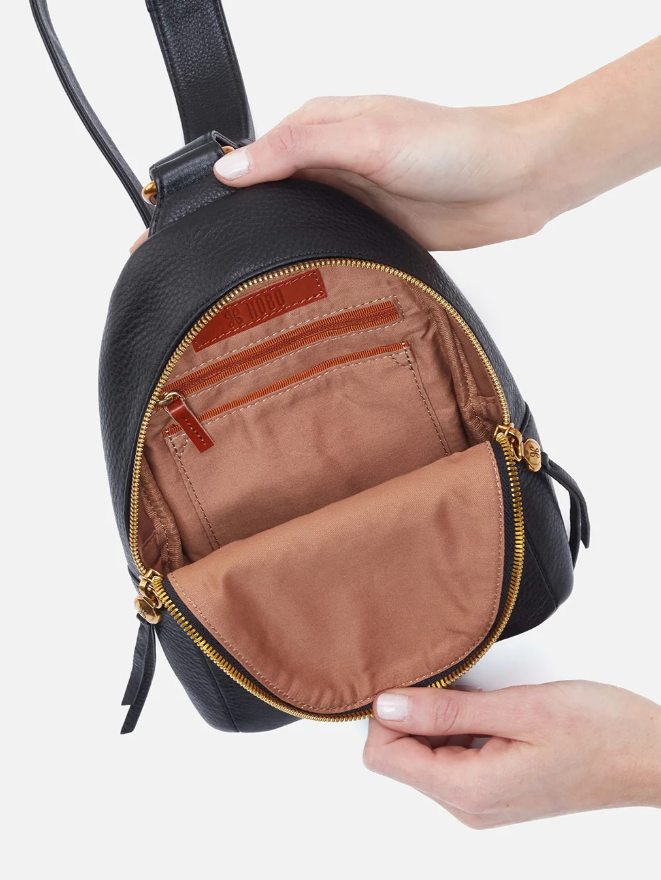 fossil megan mini backpack black Fern Sling - Black | HOBO
