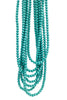 Jaw Dropper Statement Necklace - Turquoise