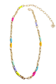 Bailey Chain Necklace - Gold Rainbow Multi Mix | Kendra Scott