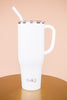 White Mega Mug 40oz | Swig - FINAL SALE